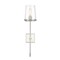 Z-Lite Callista 1 Light Wall Sconce, Polished Nickel & Clear 3032-1S-PN - alternate 2
